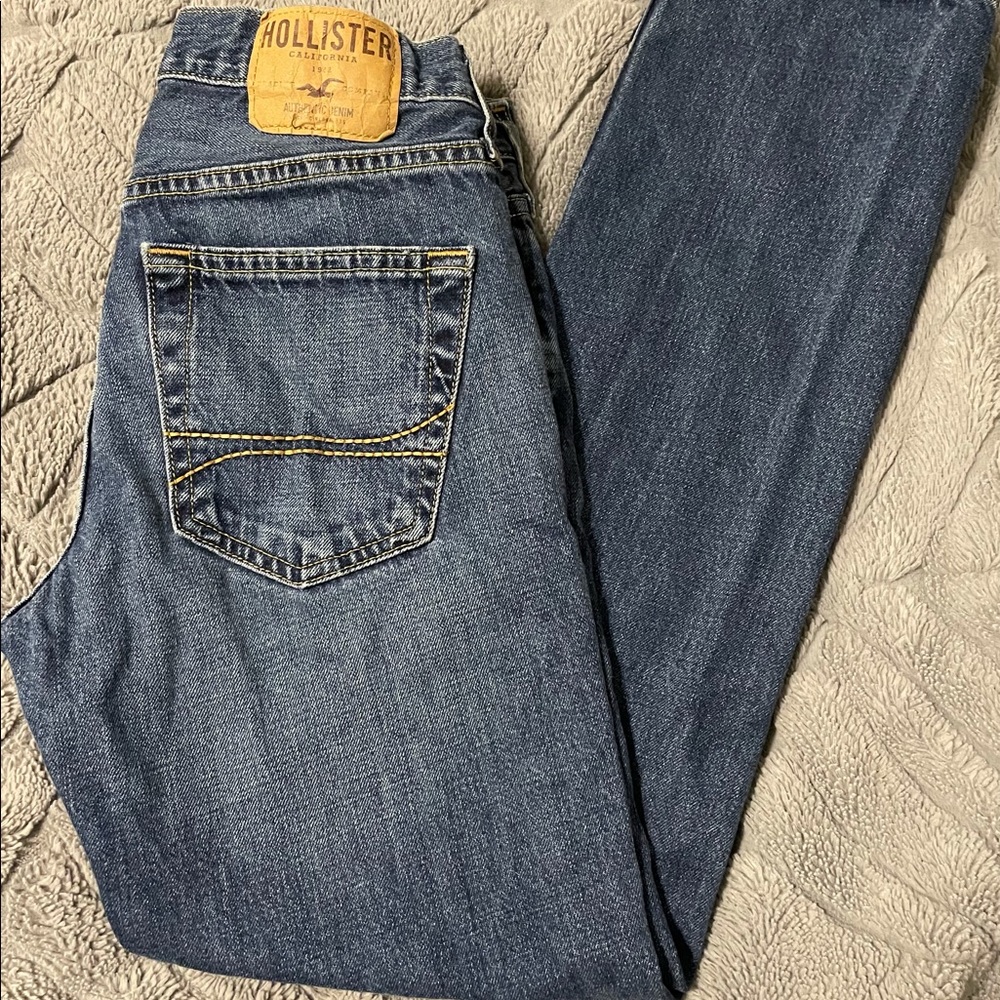 Mens Button Fly Hollister Jeans